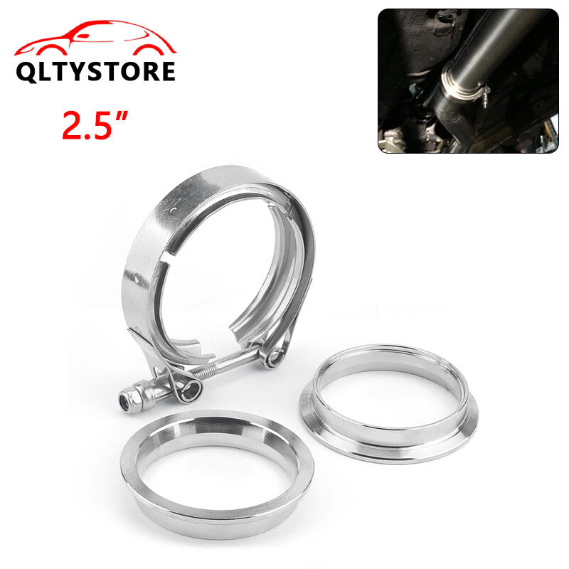 2.5 2.5 Inch Stainless Steel V-Band Flange Clamp Kit for Turbo Exhaust Pipes