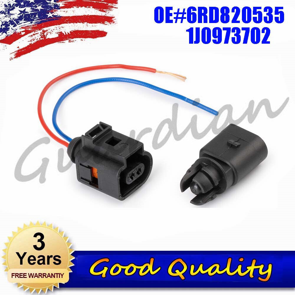 Ambient air temperature sensor connector plug and tail braid 6RD820535 1J0973702 Applicable to