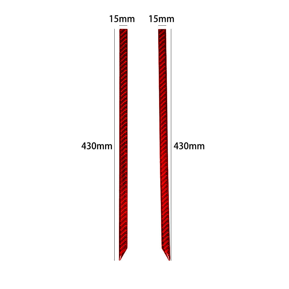 Red Carbon Fiber Passenger Dashboard Cover Trim for Jetta Sedan 7.29 v