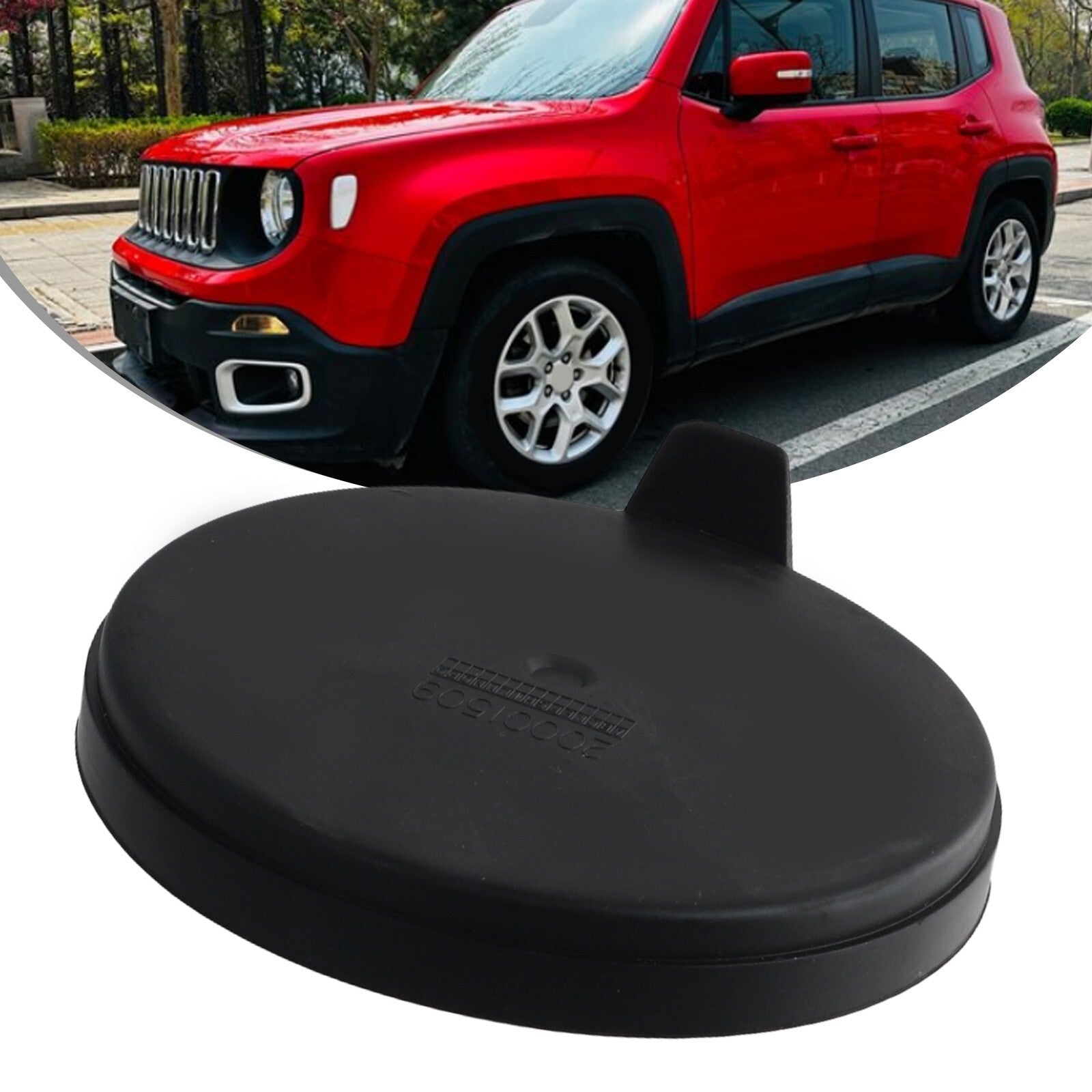 Headlight Dust Cover for Jeep Lid Dust Cap Replacement Rubber 20001509 Black
