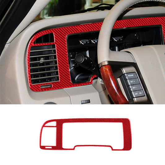 3Pcs Carbon Fiber Gear Shiter Panel Cover Trim for Alfa Romeo Giulia 2017-2019 v