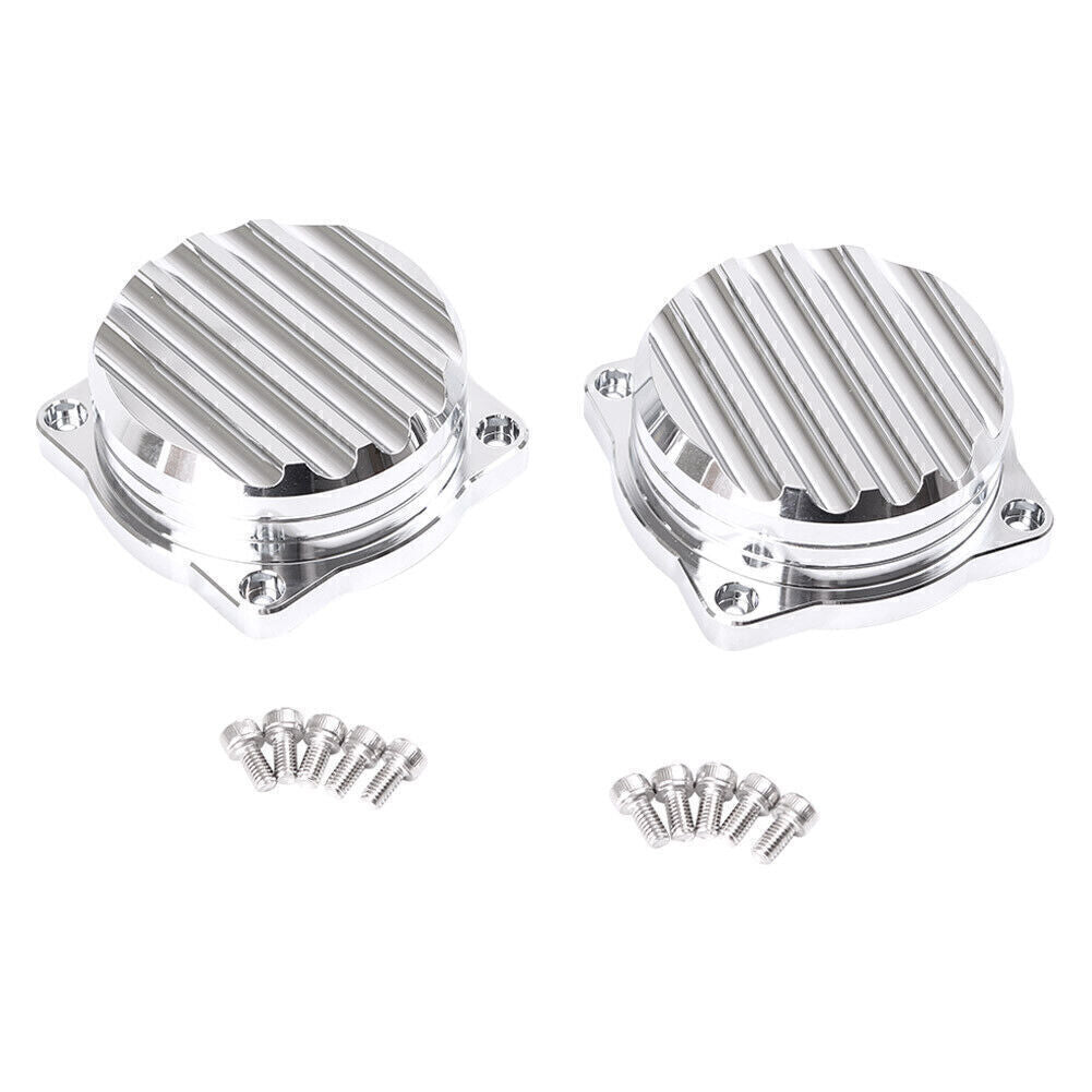 2x Silver Carburetor Cover Ripple Sliver Fit Scrambler/Thruxt 900 08-15 Q