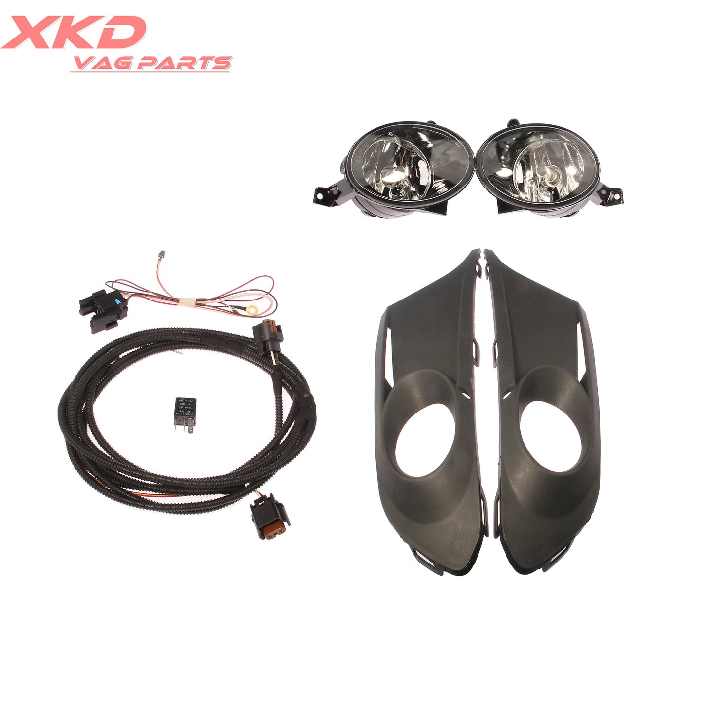 Fog light and dual grille complete kit for Volkswagen for Jetta MK6 5K0941699
