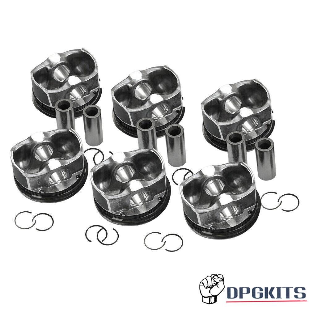 6Pcs ¦µ84mm Pistons Rings Set for BMW 135i 335i 335xi 535i X6 35ix N54B30 3.0 L6