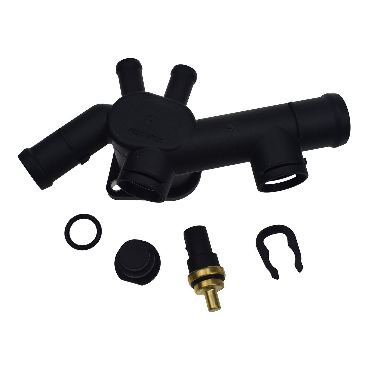 Coolant hose flange with gasket round sensor kit for 98-05 for VW BEETLE 20L- v