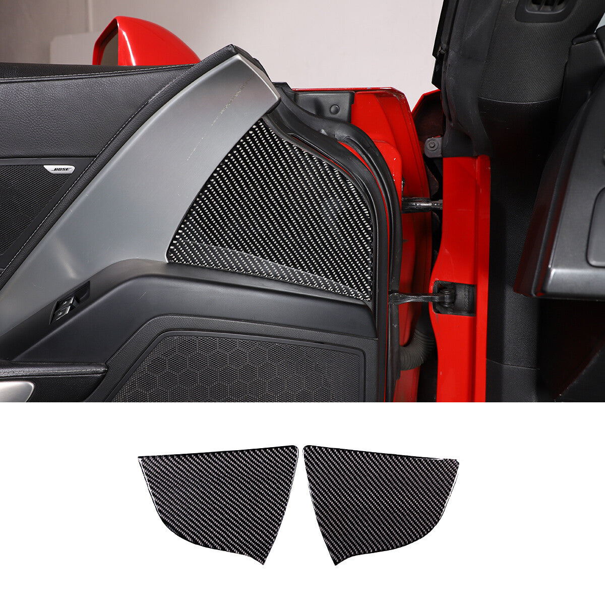 Carbon Fiber Center Control Shift Gear Panel Trim for 3 E90 E92 E93 05-12- v