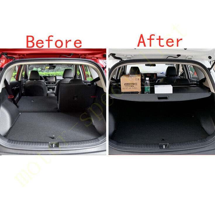 for Kia Seltos 2020-2024 Retractable Trunk Luggage Shade Shield Cargo Cover TRIM