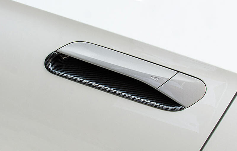 for VW ID.4 2021-2024 Carbon Fiber Side Car Door Handle Bowl Molding Cover Trim