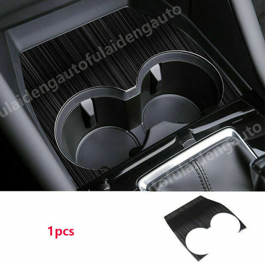 Carbon Fiber Indoor Central Control Cup Holder Cover Trim for 370Z- v