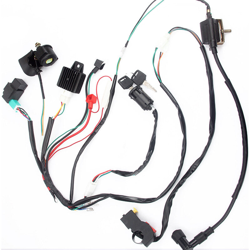 Wiring Harness Loom Solenoid Ignition Coil CDI For 50cc-125cc Quad Dirt Bike ¡Á1 v