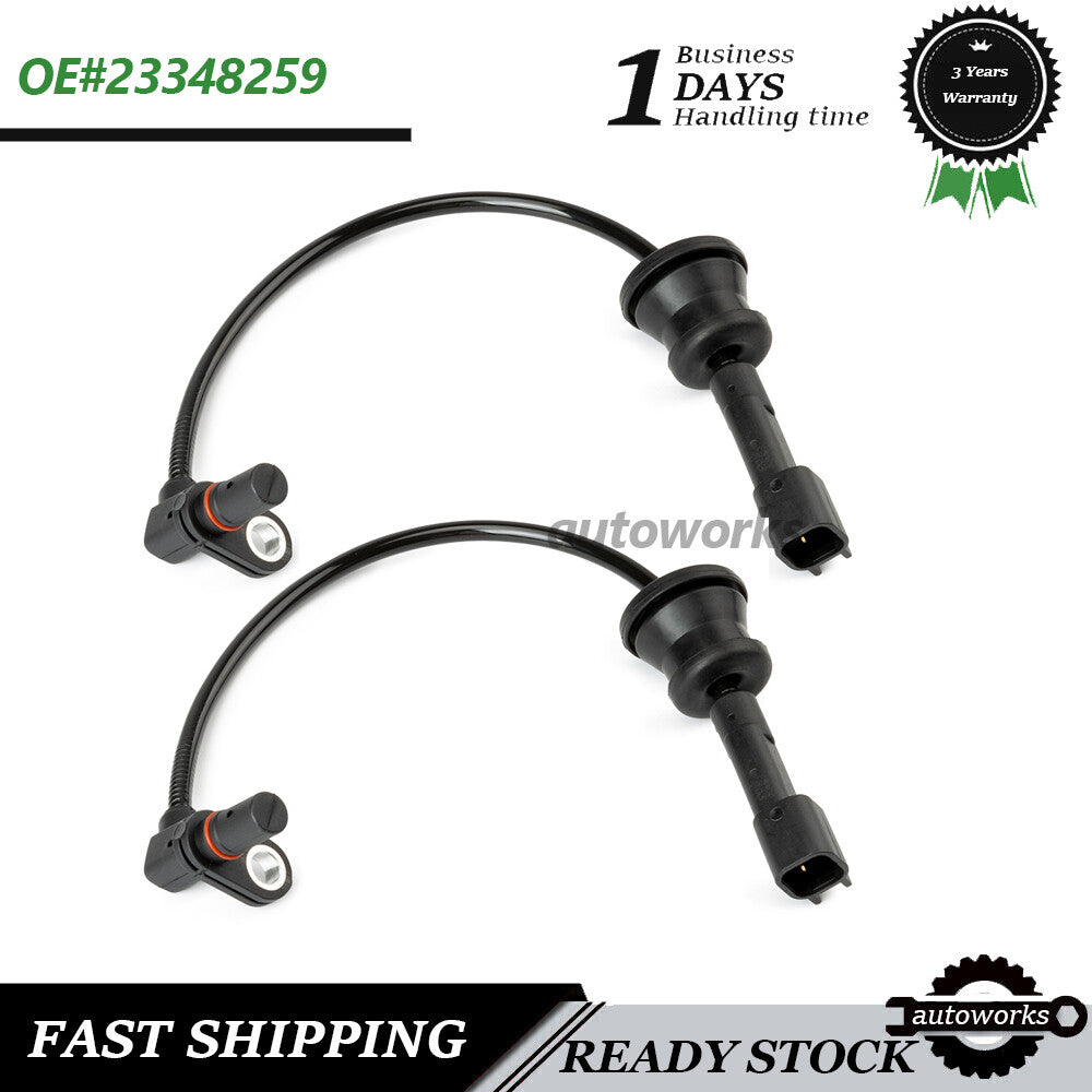 2X Rear ABS Wheel Speed Sensor Left Right for Chevrolet Equinox TERRAIN 10-17