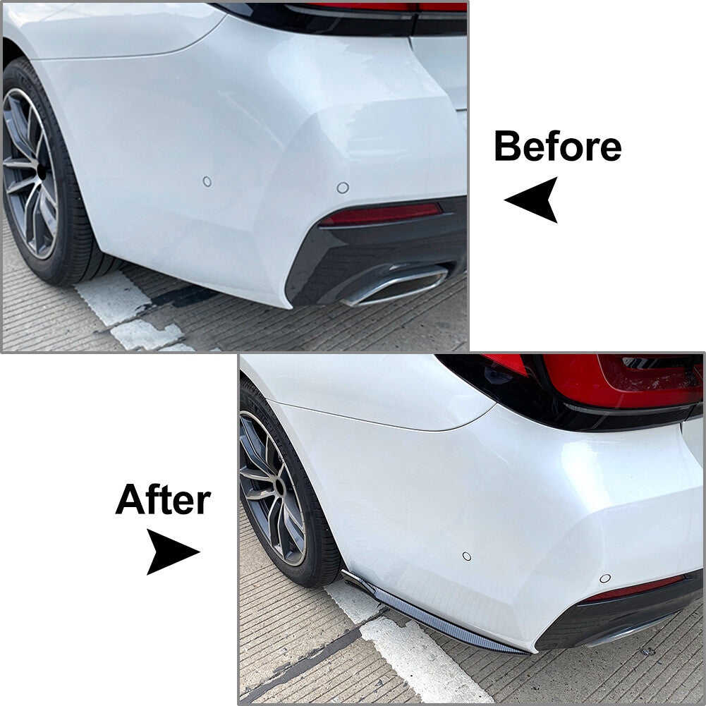 Rear Bumper Lip Diffuser Splitter Spoiler Protector FIT for BMW 5 Series G30 M-Tech
