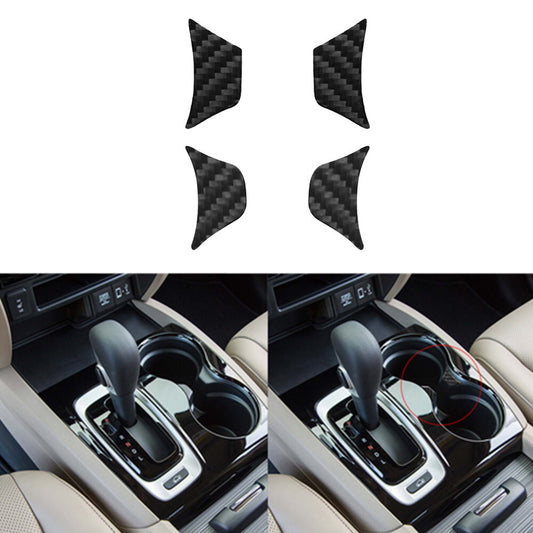 Red Interior Carbon Fiber Center Armrest Below Trim Cover for Camry 12-14 v