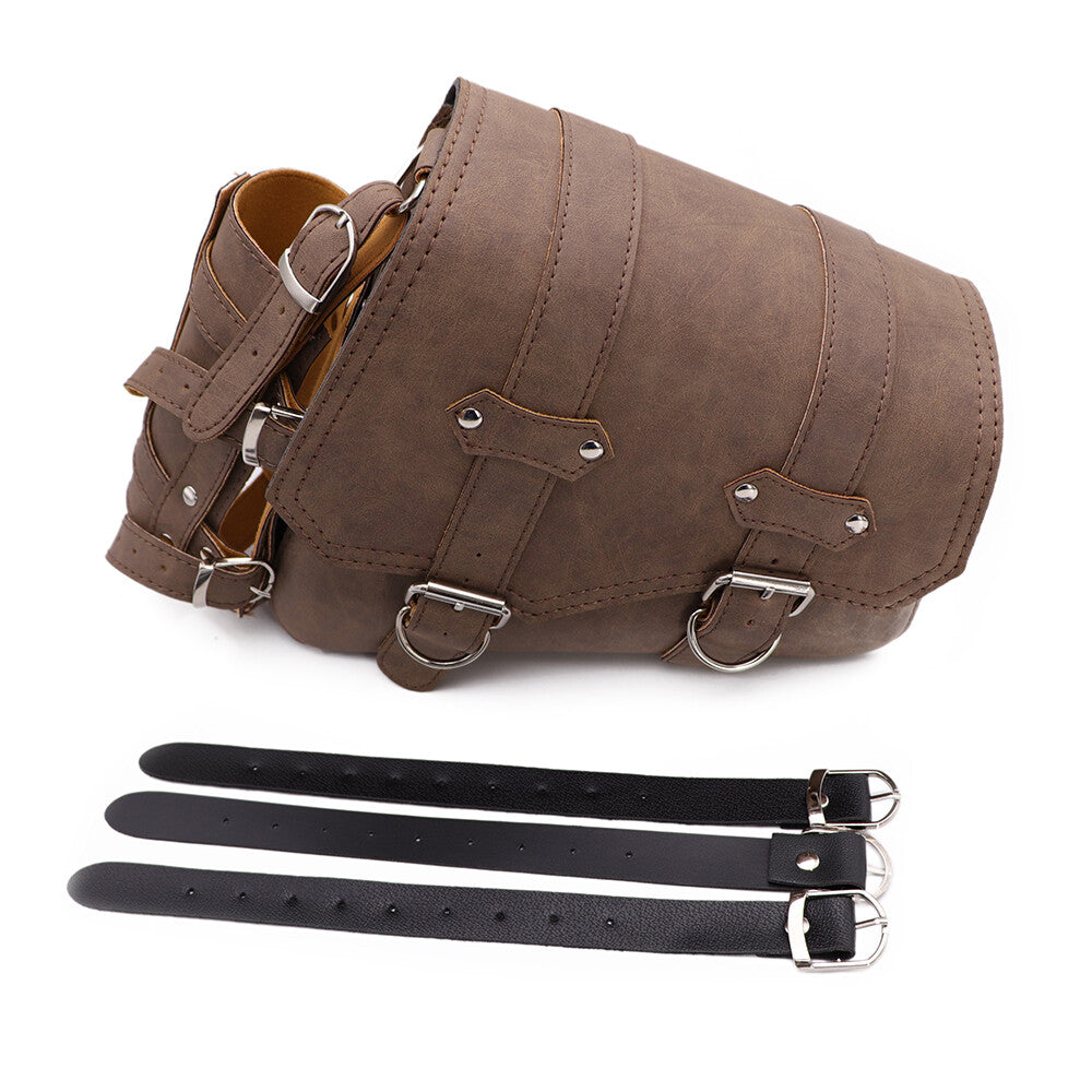 Right Side Saddlebag Saddle Bag With Drink Holder Bag for Harley Sportster XL883 Q