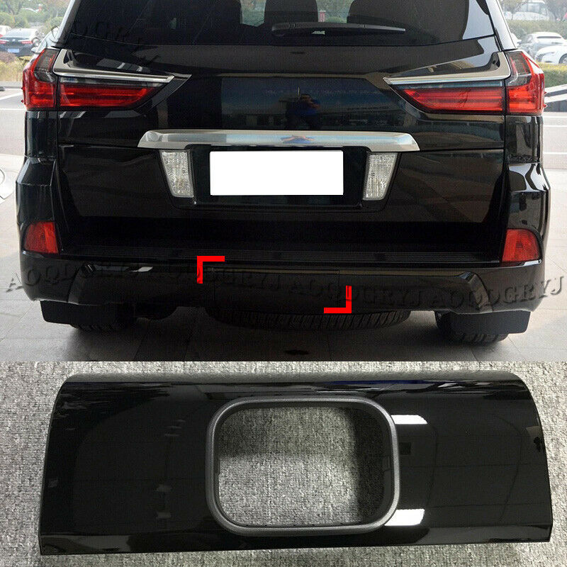Glossy Black Painted Rear Bumper Trailer Tow Hitch Cover for LEXUS LX570 2016-21 Q