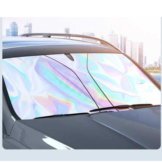 Car Windshield Sun Shade Accessories Foldable Front Window Cover Visor 145x80cm Q