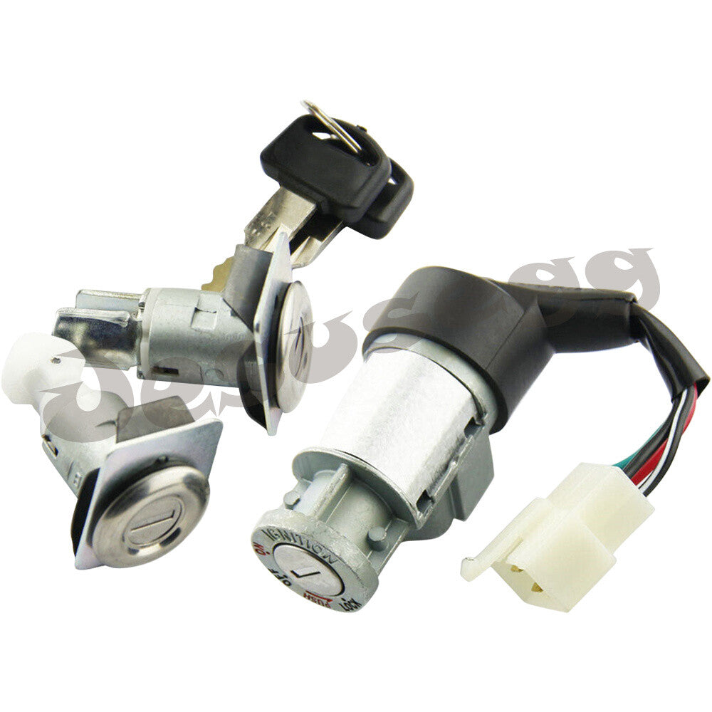 35010-GV4-901 Ignition Switch Lock with 2 Keys for Honda CH80 Elite 1985-2007 Q