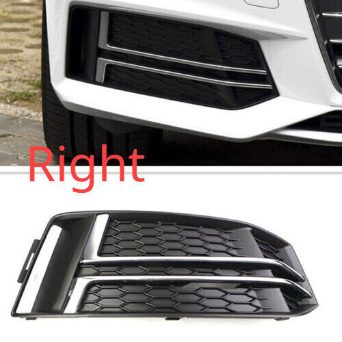 Right Side Front Fog Light Grille Trim Cover New for Audi for A4 B9 S-Line 2017-2018 Q