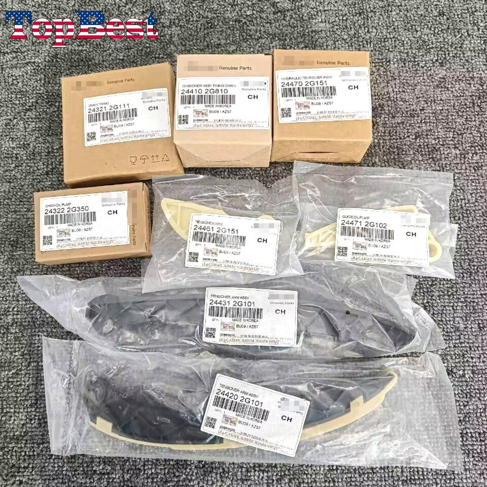 Equipment Manufacturer ( ) New Fully Timing Chain Kit for 2010-2014 for Hyundai Sonata and for Kia Optima 2.4L