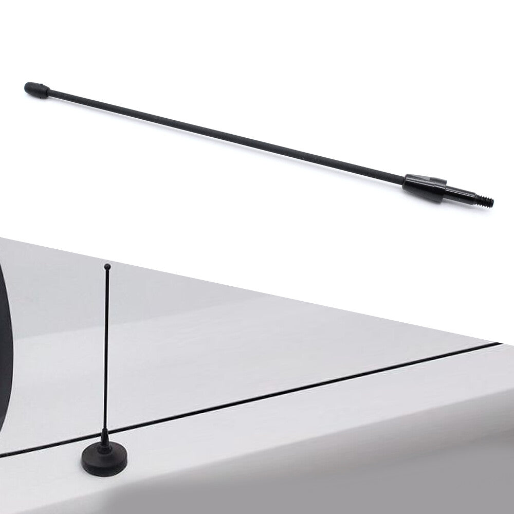 Suitable for 1979-2009 for Mustang black 8-inch AM/FM short antenna mast - n