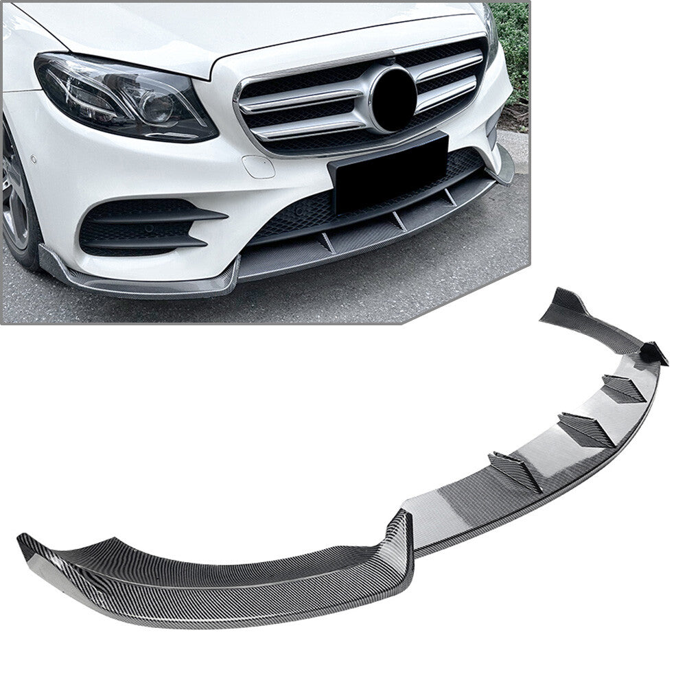 Front Bumper Lip Splitter Spoiler Body Kit Fit for Mercedes-Benz E Class W213 E260