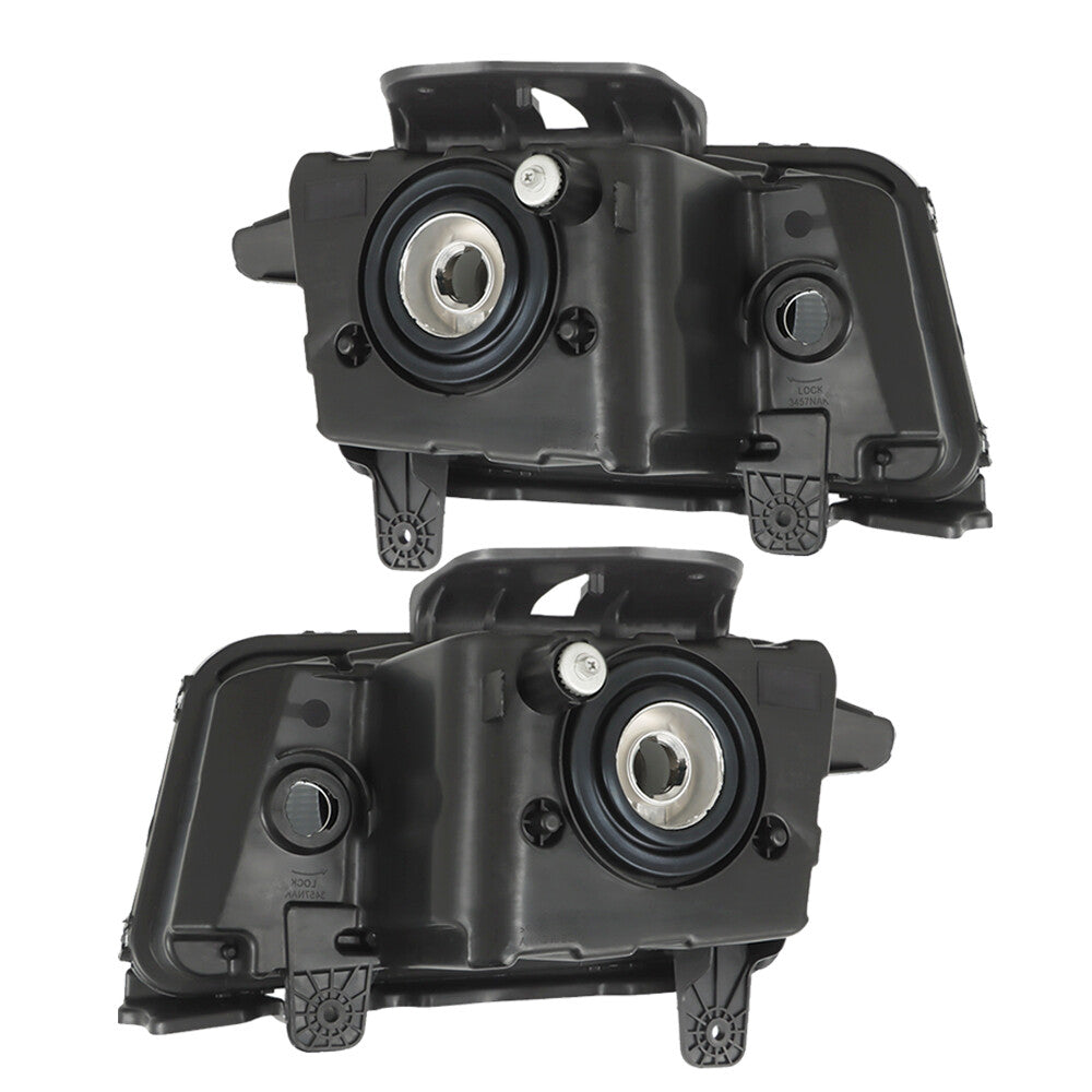 Suitable for 2010-2013 Camaro halogen projector headlights (LH & RH, one pair, black) n