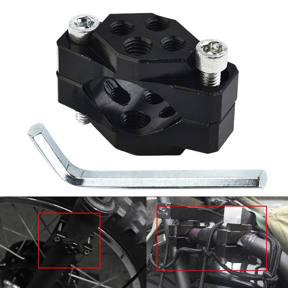 17-42mm Motorcycle Handlebar Bumper Mount Bracket Clamp for LED Spot Fog Light