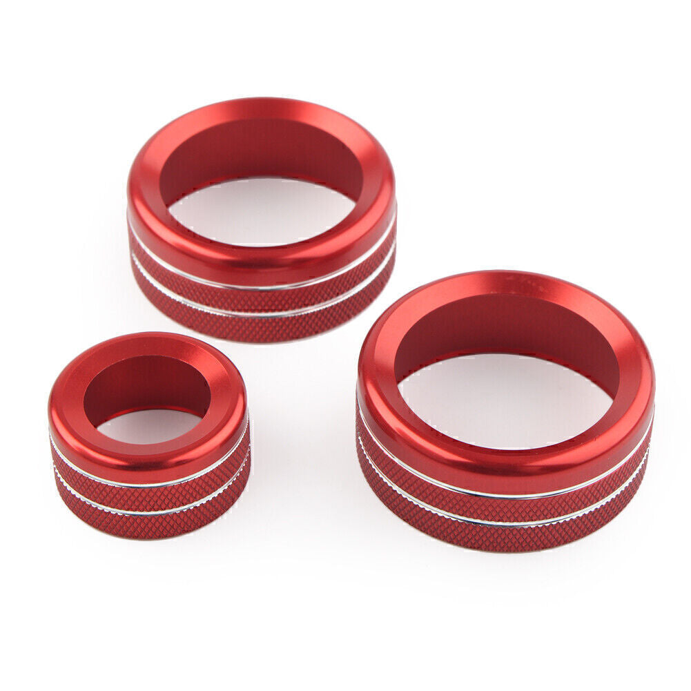 Air Condition Knob Switch Trim Cover Ring Red for BMW GT X1 X3 X4 X5 X6 2013-18