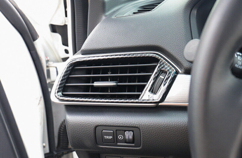 for Kia Forte K3 19-2022 Carbon Fiber Steel Window Switch Cover Trim- v