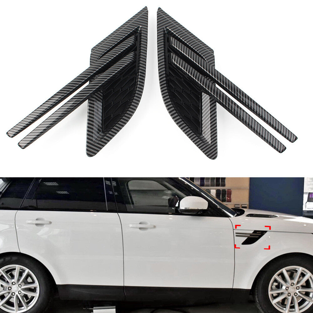 A pair of side fender ventilated grille trims are available for the for Land Rover for Range Rover Sport 2014 - 2017.