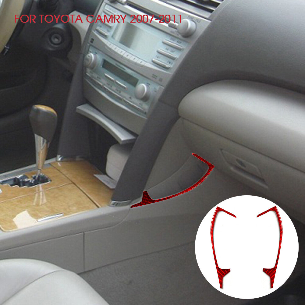 2X Gloss Black Front Window Control Panel Cover Trim for Chrysler 200 2015-2017 v