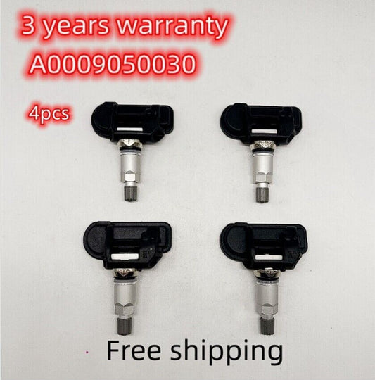 4-pack of new TPMS A0009050030 tire pressure sensors suitable for W204, W205, C204 n