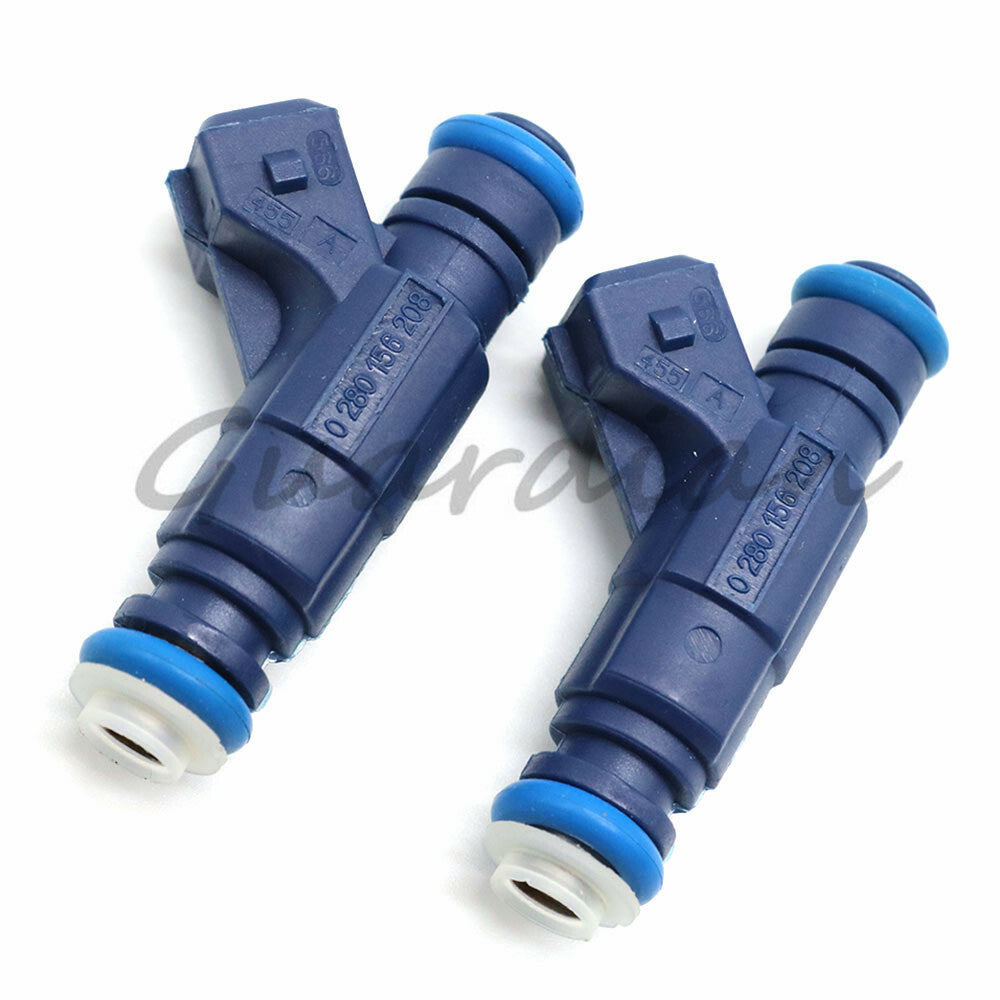 2x Fuel Injector 0280156208 for Polaris RANGER XP SPORTSMAN 700/800 EFI RZR