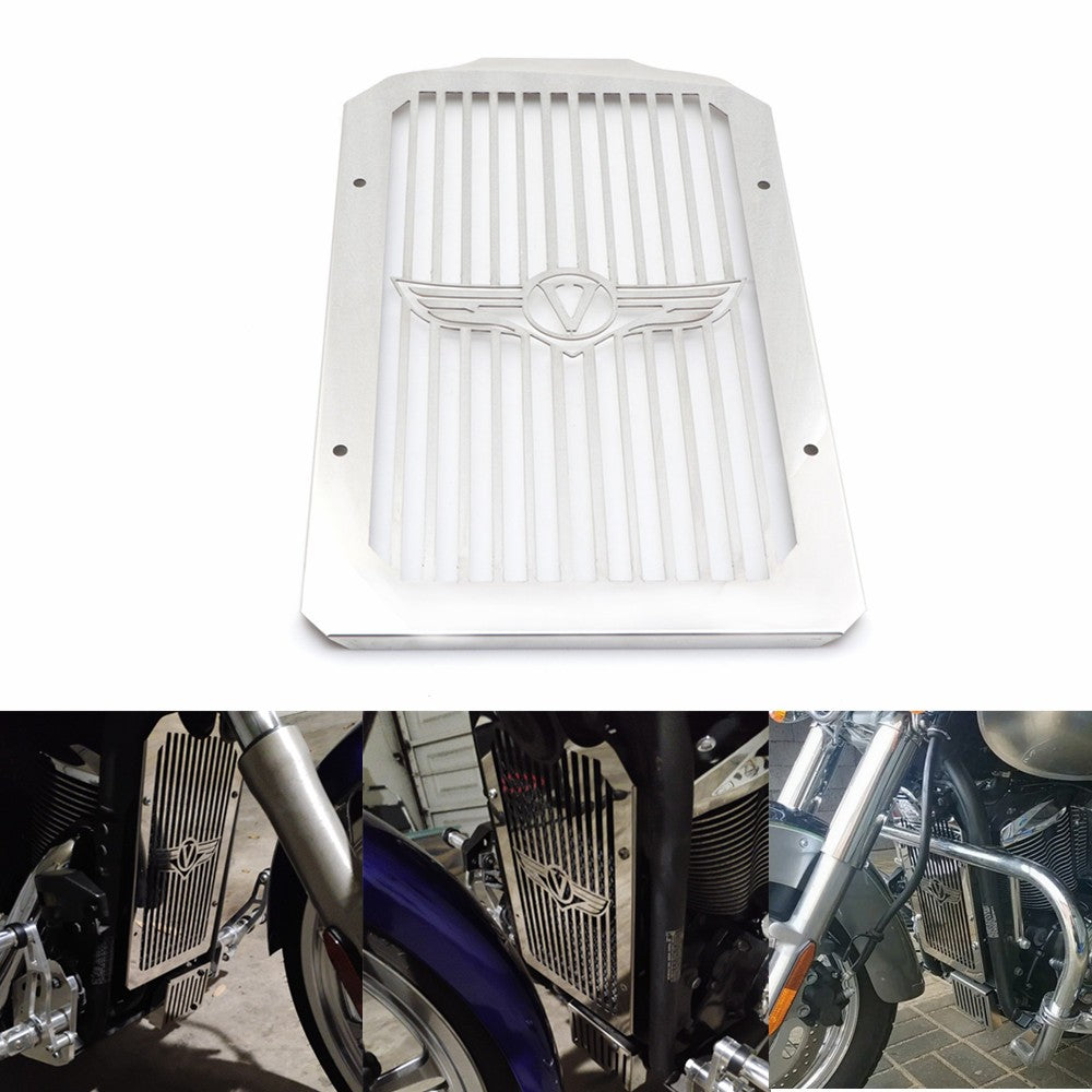 Radiator Cover for Kawasaki Vulcan VN900 Classic/LT 2006-2019 VN900 Custom 07-19 Q