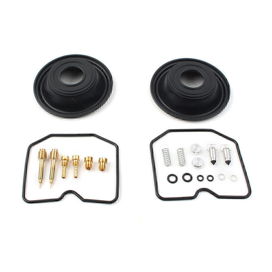Carburetor Rebuild Kit Diaphragm Plunger Rubbe Fit for Kawasaki N500C Vulcan 500 LTD Q