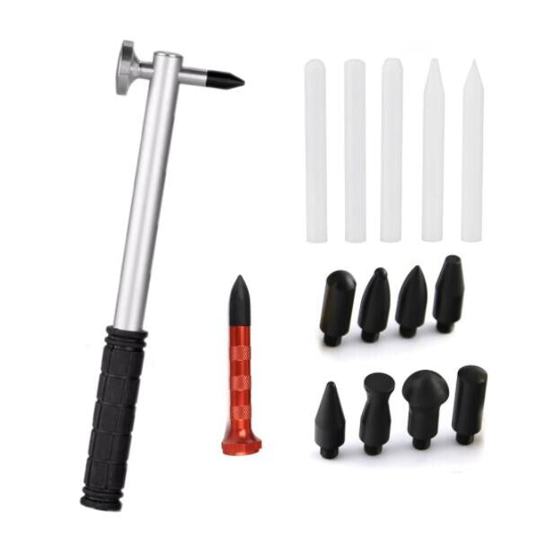 Paintless dent removal tool,dent removal tool, dent removal hammer with 14 heads v