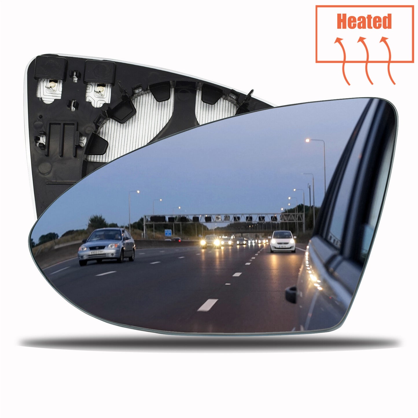 Left Passenger Side Heated Wing Mirror Glass for Vw for Golf Mk7 Mk7.5 2013 - 2018 Q