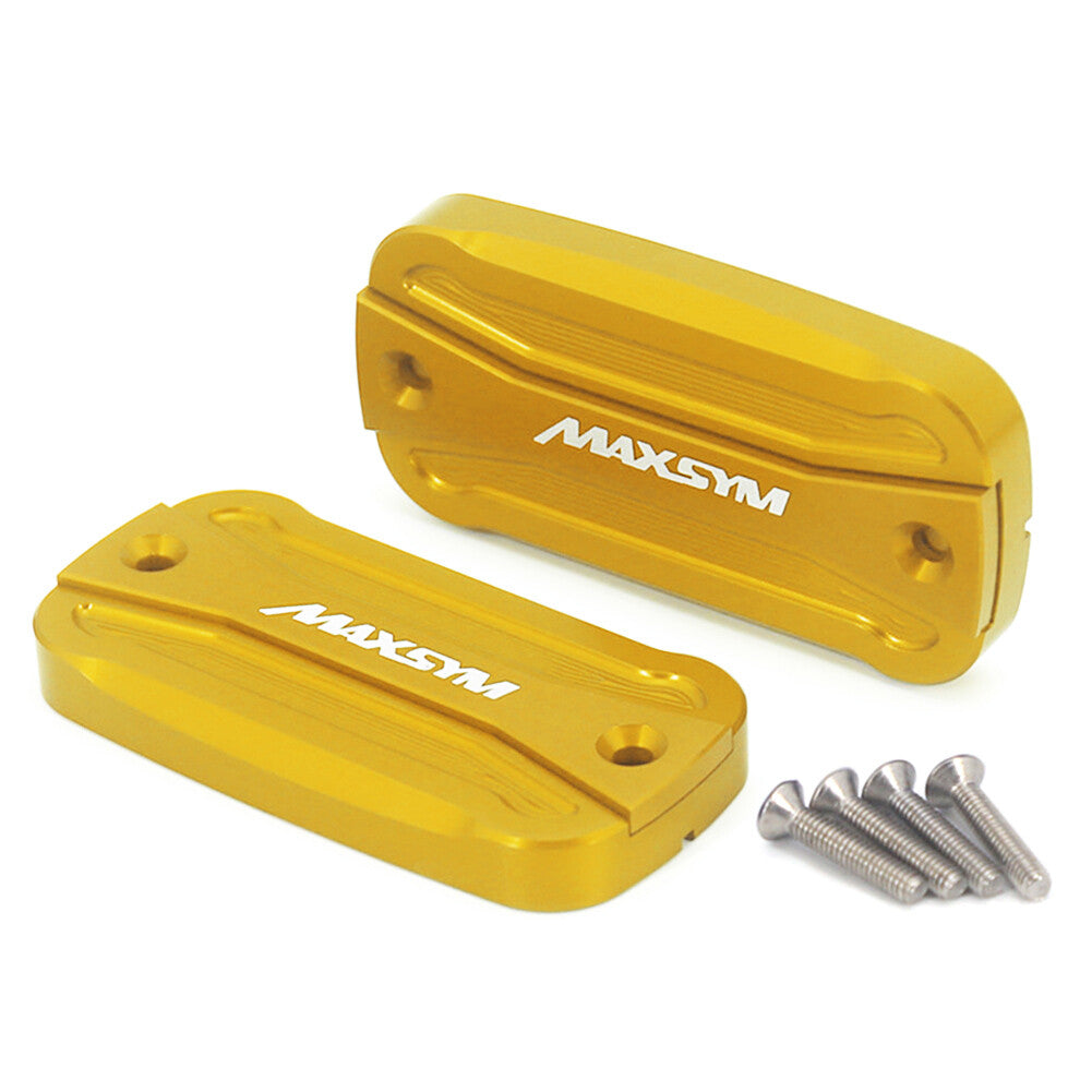 Fit SYM MAXSYM TL 500 TL500 2020 Front Brake Oil Fluid Reservoir Cover Cap Gold