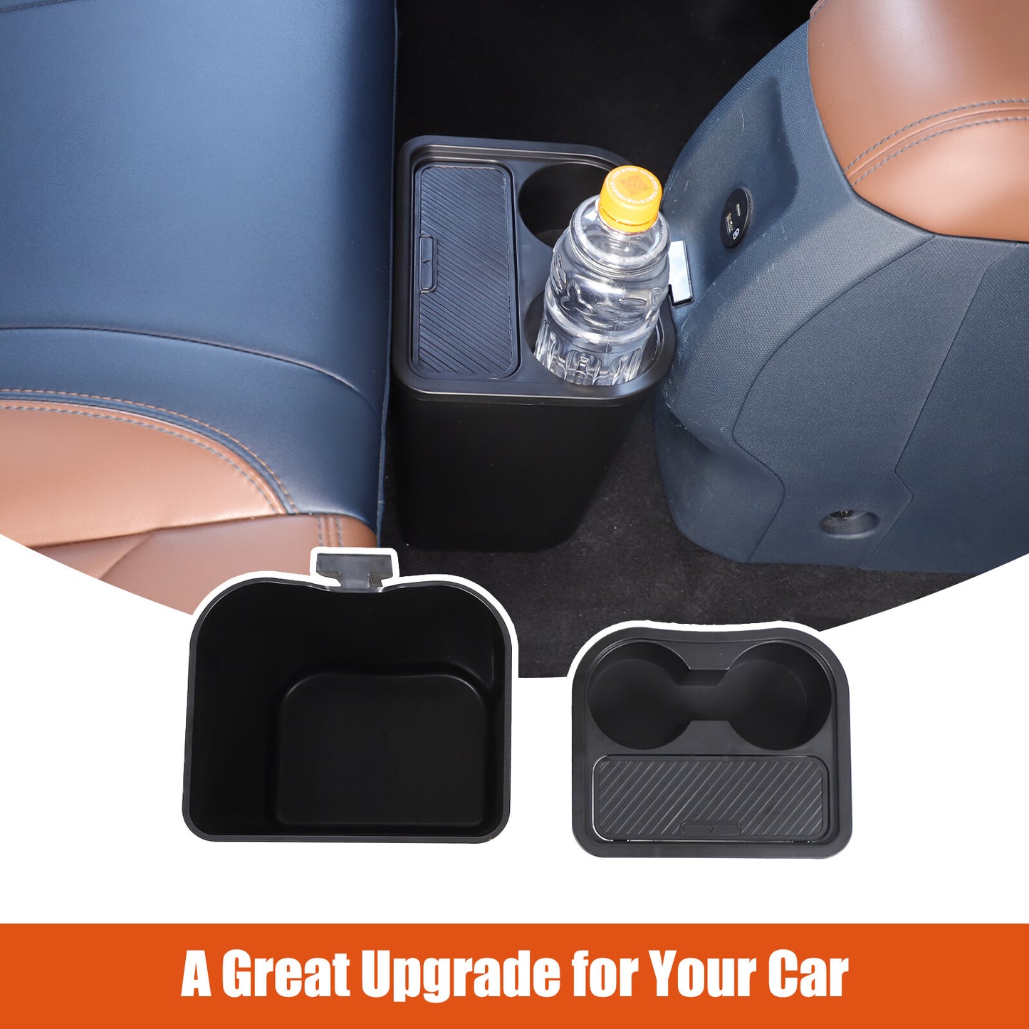 Trash can/bin with cup holder and storage box suitable for Maverick 2022-2024 n