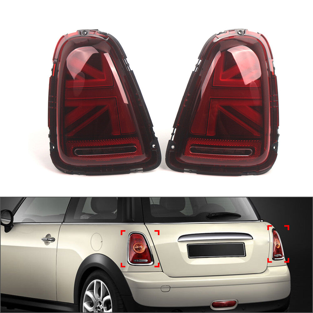 2x ABS Tail Lights Rear Lamps Brake Lamps 63212751307 for Mini R56 R57 R58 R59