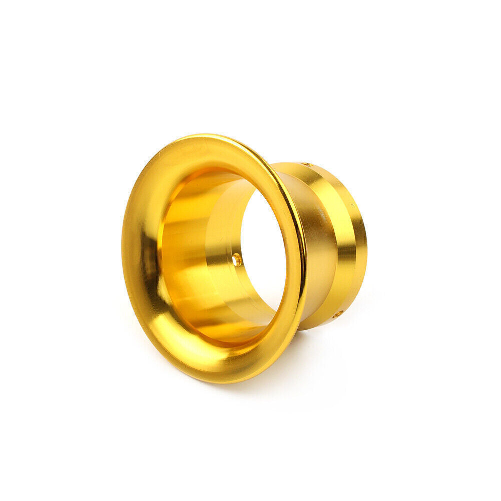 Gold Universal CNC 50mm Carburetor Air Inlet Tip Vent Collar Horn for KEIHINOKO Q