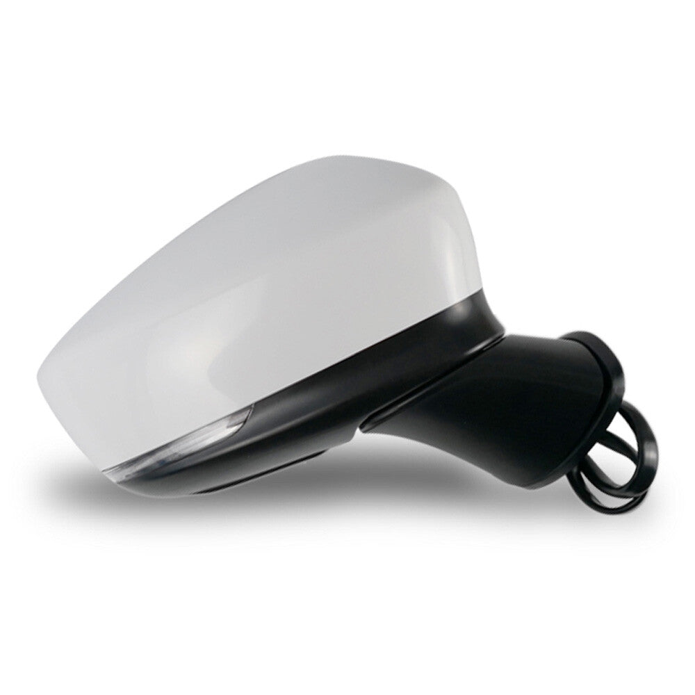 Side mirror passenger R suitable for 17-19 MAZDA6 power folding heated BSM 9-pin signal white- n