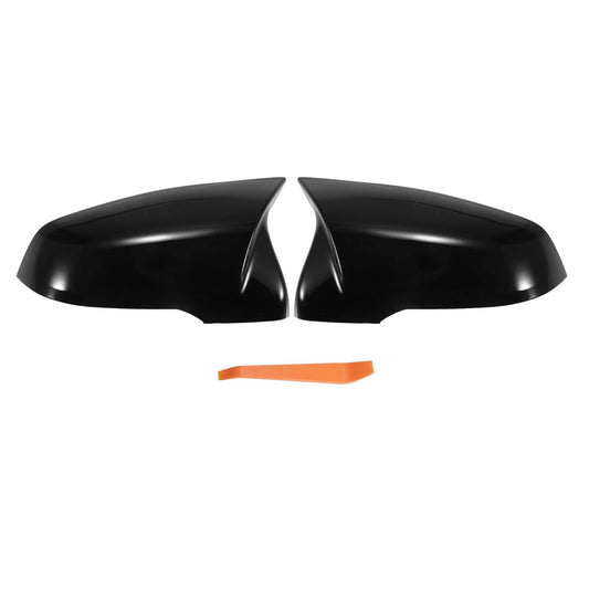 Glossy black side mirror covers for BMW X1 F48 F49 X2 F39 F40 Z4 for Toyota Supra