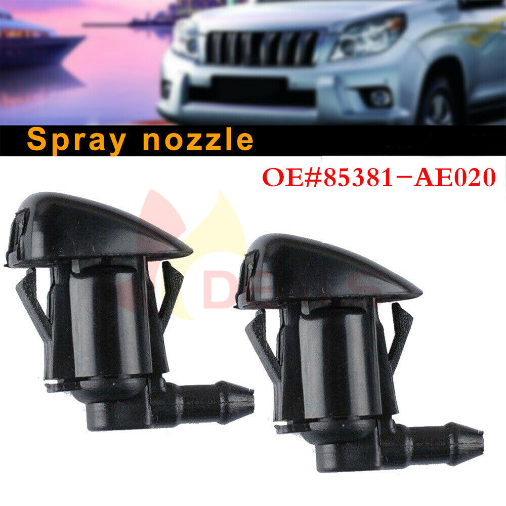 2PCS Windshield Washer Nozzle 85381-AA042 Fits for Toyota for Camry for Sienna 2002-2006 Q