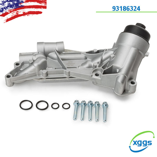 1X 93186324 Engine Oil Cooler Filter Assembly For GM for Chevy for Cruze Sonic Aveo 1.8L Q
