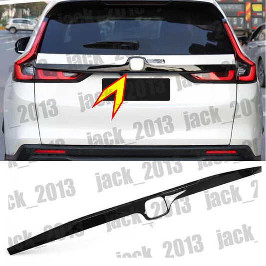 Glossy Black Rear Door Trunk Lid Molding Cover Trim for Honda CRV CR-V 2023-2025