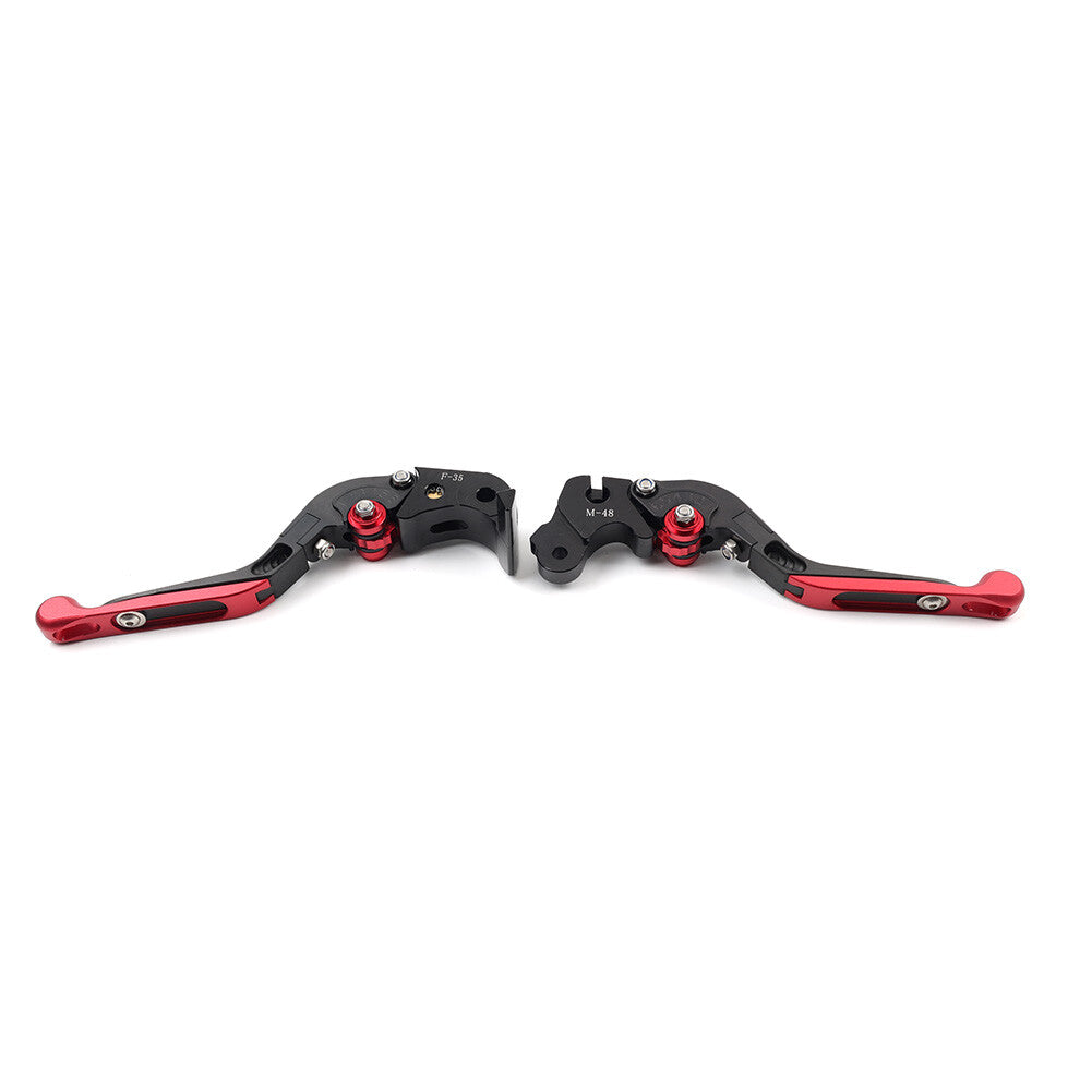 Foldable Extendable Clutch Brake Levers Black+Red for MV Agusta F3 675 2012-2014 Q