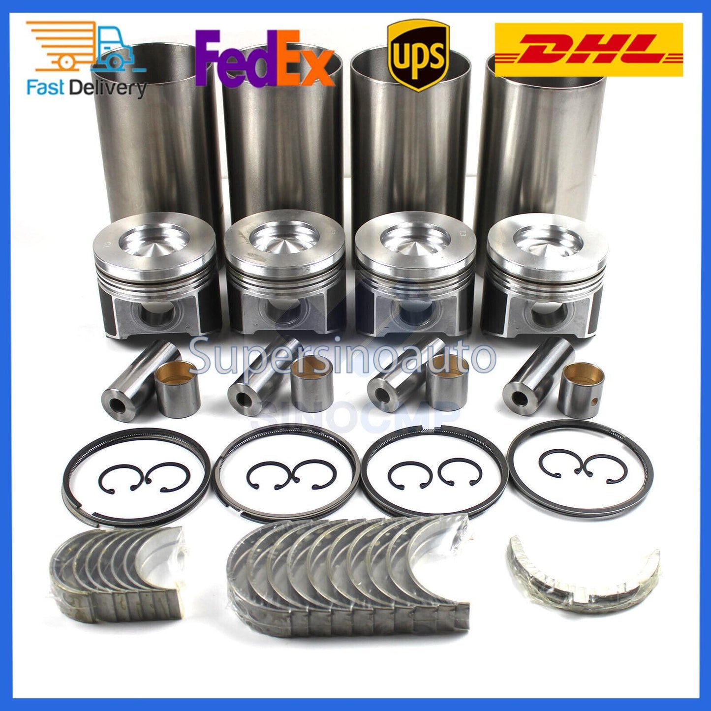 V4300 V4300-3A Engine Overhaul Rebuild Kit for Kubota Engine