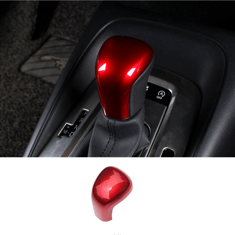 ABS Bright Red Shift Button Cover Trim for Toyota for Corolla Cross 2022 2023
