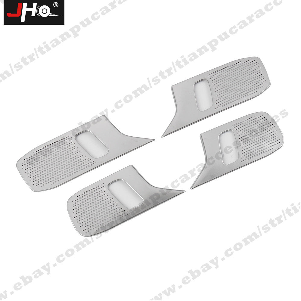 for Ford Explorer 2020-2021 Steel Interior Door Handle Speaker Cover Trim Decor